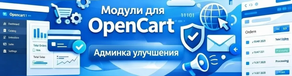 OpenCart 2.3 and 3.x Admin Panel Enhancement Modules and OpenCart Admin ...