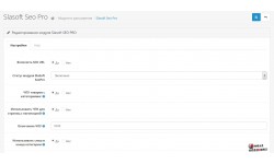  Seo Pro SLA генерация чпу, удаление дублей страниц.