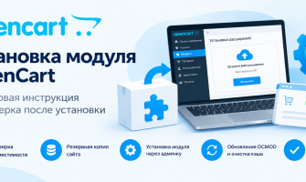 How to install the OpenCart module correctly: instructions