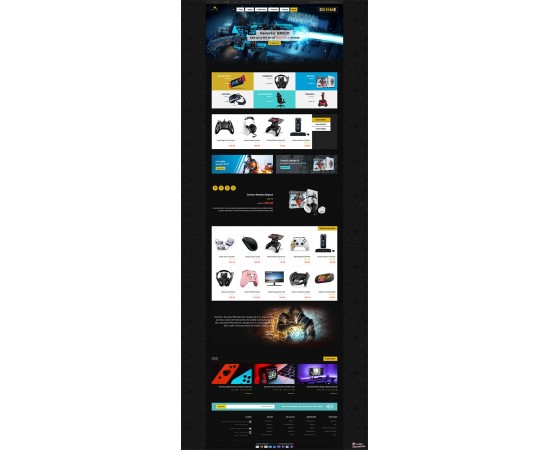 Responsive template for OpenCart and OcStore, So_SGame