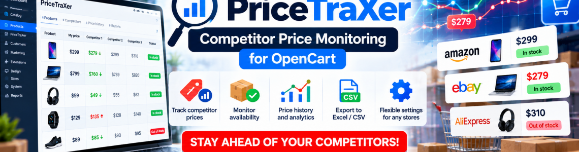 Мониторинг цен конкурентов в OpenCart: как автоматизировать анализ рынка